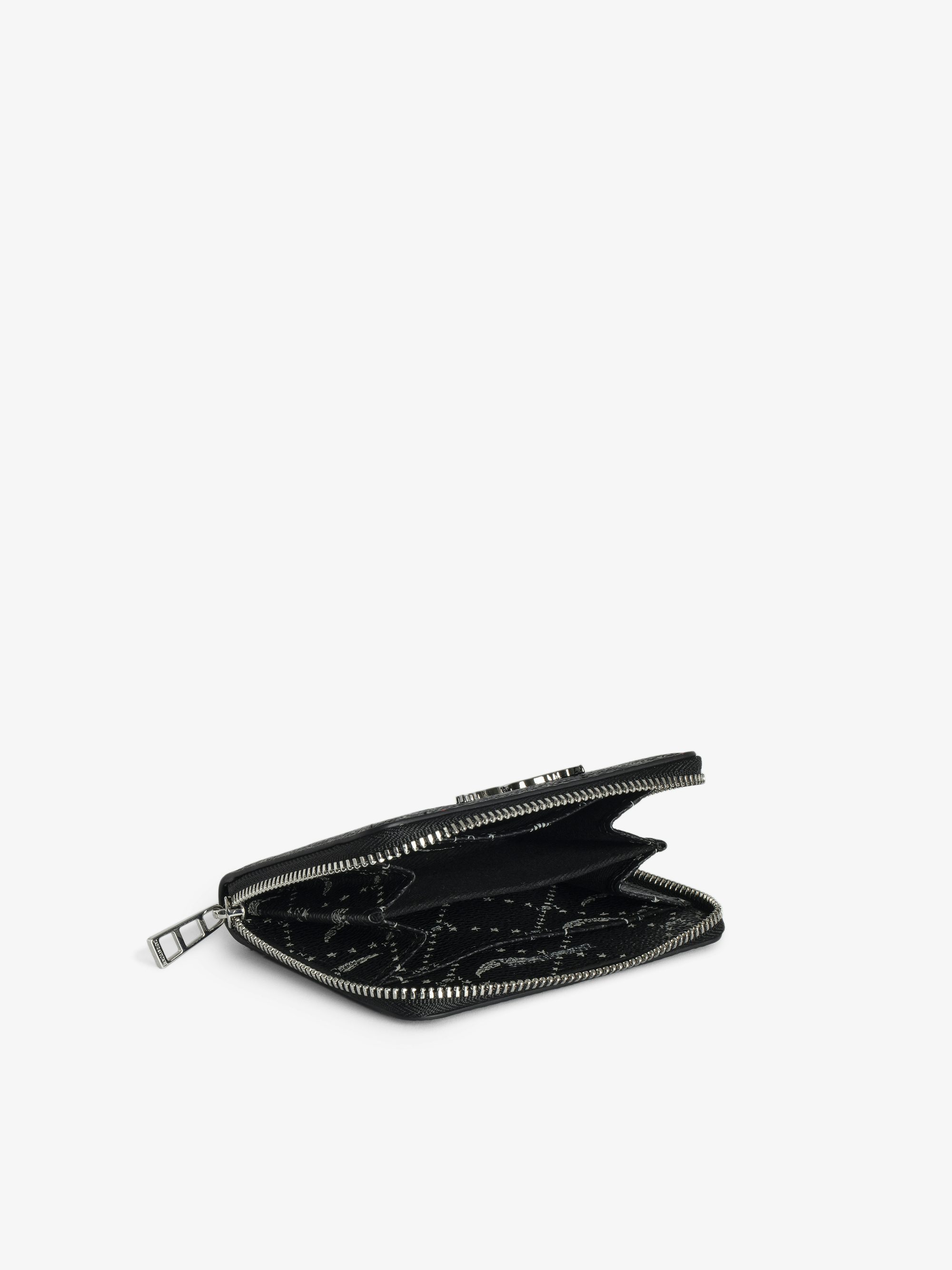 Mini ZV Monogram Wallet - Monogram canvas wallet with signature wings.